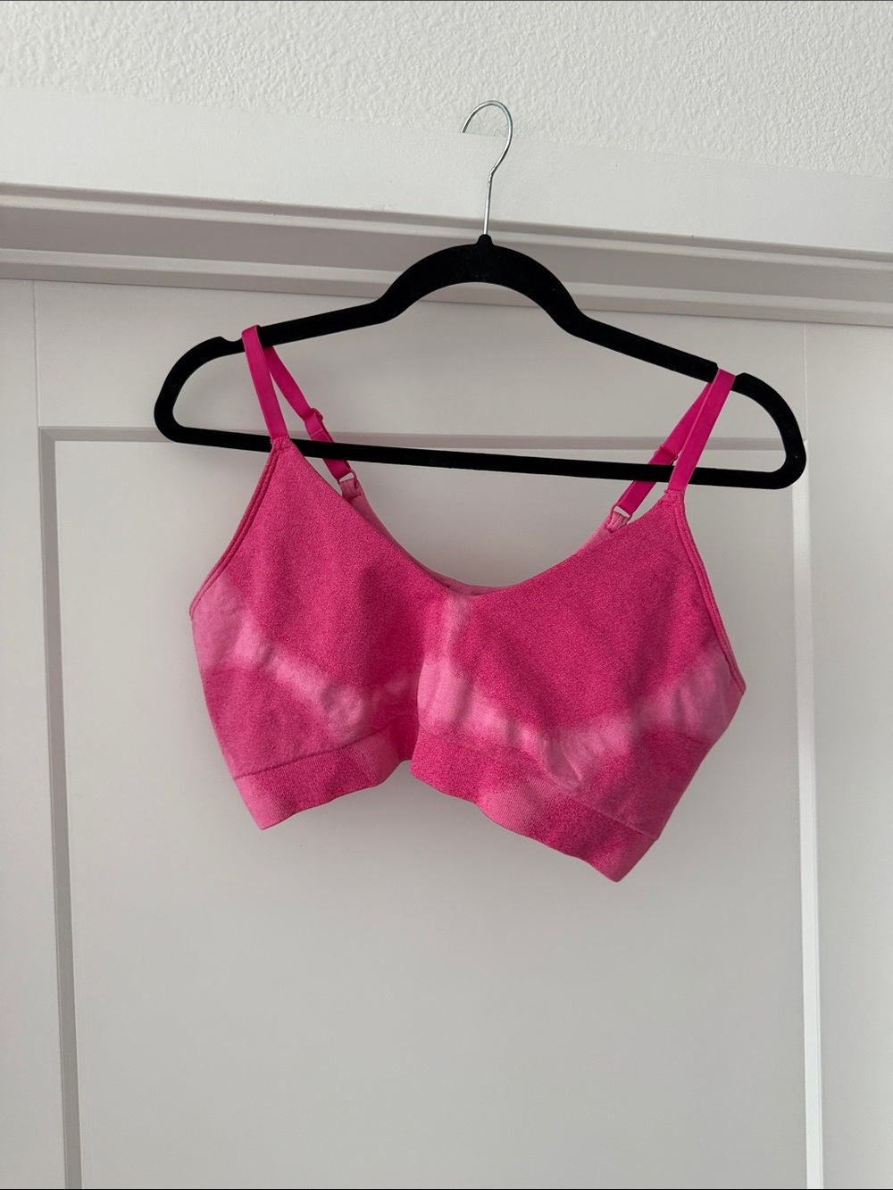 Women’s GymShark Blur Seamless Pink Bralette